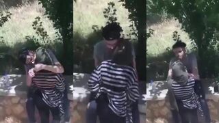 سكس شاب مصري زانق صاحبته في الجنينة ونازل في تقفيش وتفعيص | xxn مصري