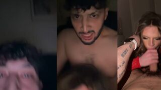 مستعجل علي مص زبه الكبير وبيقولها بسرعة | سكس مص ساخن